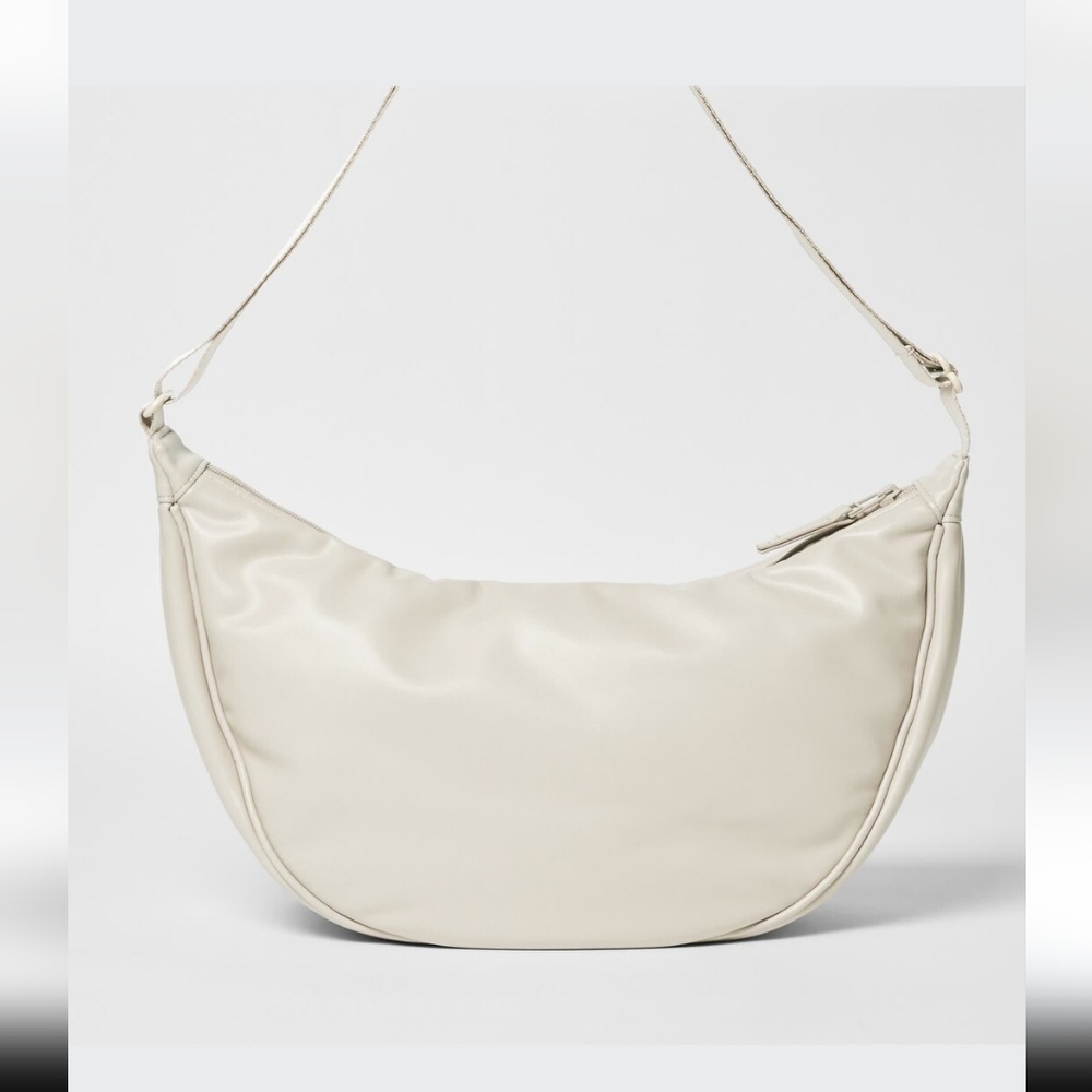 NEW Uniqlo C Faux Leather Round Shoulder Crossbody Bag